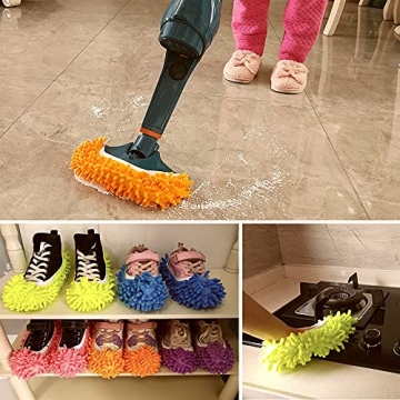 Colorful Mop Slippers for Effortless Cleaning at Home