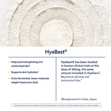 HyaCera Skin Supplement for Wrinkle & Hydration Support