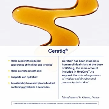 HyaCera Skin Supplement for Wrinkle & Hydration Support