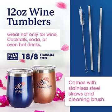 Cool Bridal Shower Gifts For Bride to Be | Unique Engagement Gifts | The Marriage Survival Kit | Best Wedding Gifts For Couple, Her | Free Ring Dish, Coasters, Bottle Opener