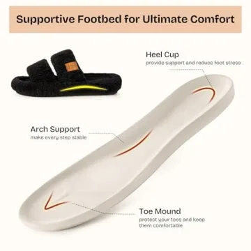 Stylish EverFoams Women's Open-Toe Slippers for Comfort