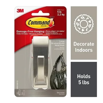 Stylish Command Hooks for Easy Home Organization