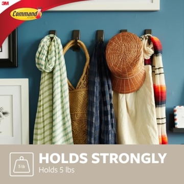 Stylish Command Hooks for Easy Home Organization