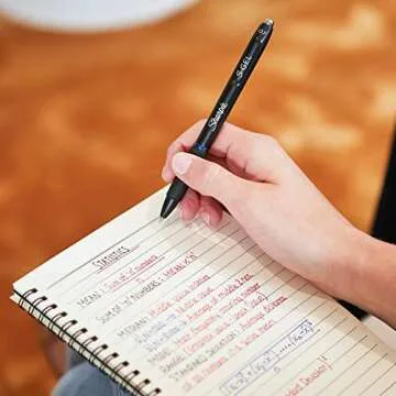 Sharpie S-Gel, Gel Pens, Medium Point (0.7mm), Assorted Colors, 4 Count