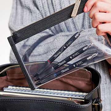 Sharpie S-Gel, Gel Pens, Medium Point (0.7mm), Assorted Colors, 4 Count