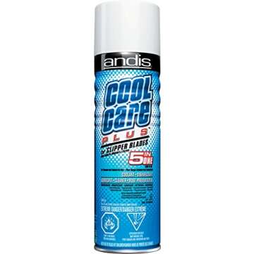 Andis Cool Care Plus Clipper Blade Cleaner - Clean, Lubricate & Fresh Scent