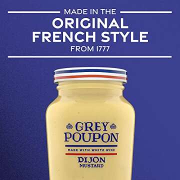 Grey Poupon Dijon Mustard, 8 oz. Jar