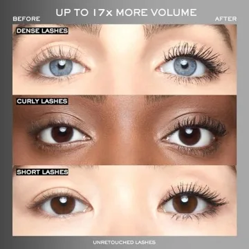 Lancôme Hypnôse Drama Extreme Volumizing Mascara - Up to 17x More Volume - Up to 24HR Wear - Ultra Black - Travel Size