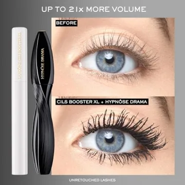 Lancôme Hypnôse Drama Extreme Volumizing Mascara - Up to 17x More Volume - Up to 24HR Wear - Ultra Black - Travel Size
