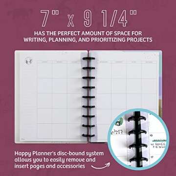 Disney Undated Happy Planner Journal, Perfect for All