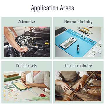 CANOPUS Double Sided Foam Tape for Craft and Card Making Projects, Heavy Duty Adhesive Mounting Tape 4016 (0.5in x 10yd)