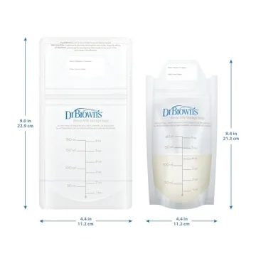 Durable Breast Milk Storage Bags for Freezing & Heating