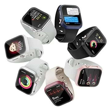 Starlight Tempered Glass Case for Apple Watch Series 9/8/7 41mm