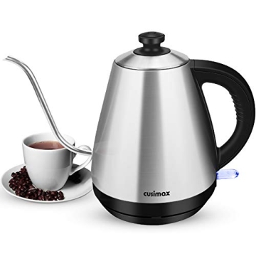 Cusimax 4-Cup Electric Gooseneck Kettle for Brewing