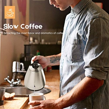 Cusimax 4-Cup Electric Gooseneck Kettle for Brewing