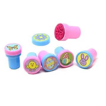 JOYIN Easter Crafts Assortment Kit with 500 Stickers, 144 Easter Shapes Adhesive, 60 Theme Temporary Tattoos and 6 Stampers (over 700 Pcs) for Egg Basket Stuffers Fillers