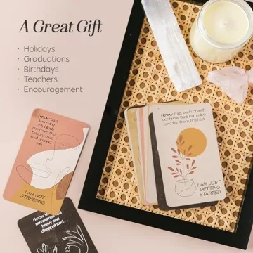 I Know Collection Affirmation Cards – Oracle Cards – Affirmation Cards for Women – Manifestation Cards, Oracle Deck – Vision Board Supplies – Tarot Cards – Affirmations Cards – Gifts for Women