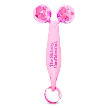 The Skinny Confidential Face Roller - Pink Balls Eye & Facial Roller Massager - Face Massage Tools S...