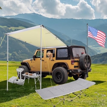 Yescom 6.6x8.2 Vehicle Awning for Camping and Travel