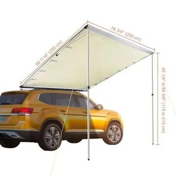 Yescom 6.6x8.2 Vehicle Awning for Camping and Travel