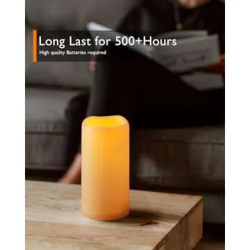 Flameless LED Candles - Waterproof, Remote Control & Timer