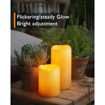 Flameless LED Candles - Waterproof, Remote Control & Timer
