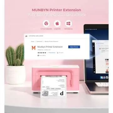 MUNBYN RealWriter 941 Shipping Label Printer - Fast & Reliable