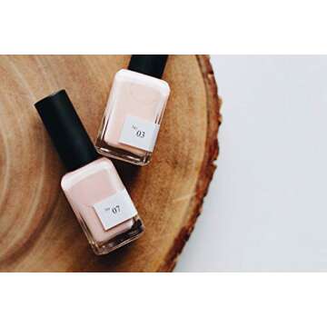 Sundays Non-Toxic Nail Polish, Glossy Shine Finish. No.26: Mauve, Long Lasting, Vegan & Cruelty-Free...