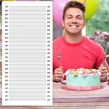 Mugshot Height Charts Banner for Party Decor
