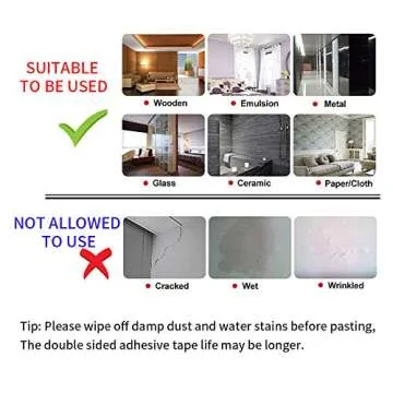 Kaisiking Double Sided Adhesive Tape 5mm / 10mm x 25M Heat Resistant High Adhesion Transparent Acrylic Tape, LCD Screen Repair Sticker for Cell Phone Touch Screen Repair