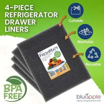 Bluapple FreshMats - Extend Produce Freshness in Style!