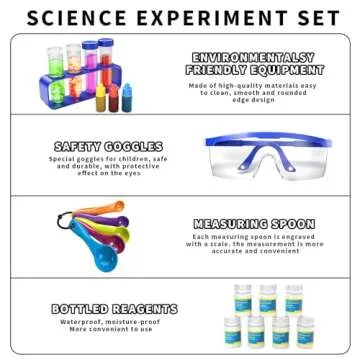 SNAEN 220+ Lab Experiments Science Kits for Kids, STEM Educational Learning Scientific Tools,Birthday Gifts and Toys for 3 4 5 6 7 8 9 10 11 12 Years Old Boys Girls Kids