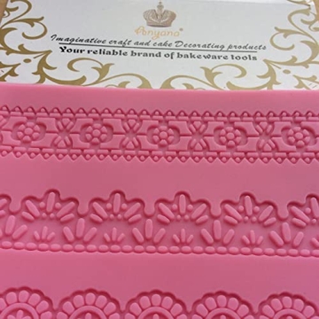 Anyana Vintage Patterns Silicone Mold for Cake Decoration