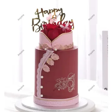 Anyana Vintage Patterns Silicone Mold for Cake Decoration