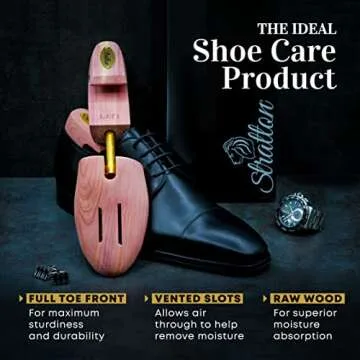 Stratton Cedar Shoe Tree - Premium Shoe Care for All Sizes