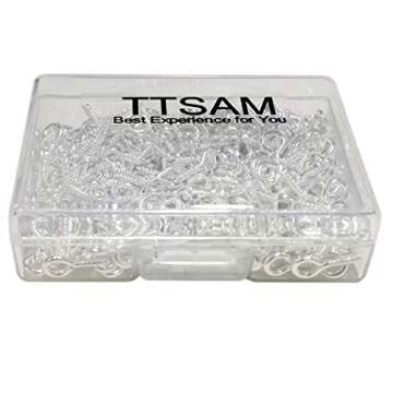 300PCS Mini Screw Eye Pins for Jewelry & Crafts