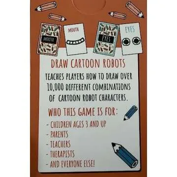 Draw Cartoon Robots Art Cards - Ignite Creativity in Every Artist!