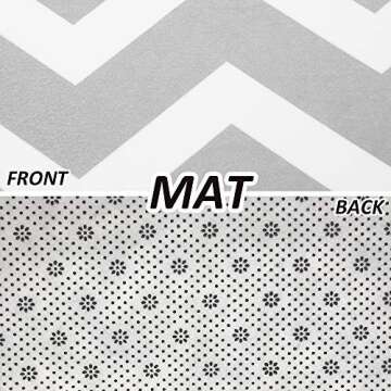 Cow Doormats Cow Kitchen Rug Entrace Door Rug Farm Animal Buffalo Check Plaid Truck with Sunflower Farmhouse Rugs for Indoor/Bathroom/Kitchen/Bedroom/Entryway Floor Mat Decorative, Non-Slip 18x30