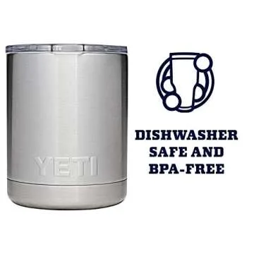 YETI Rambler 10 oz Lowball Tumbler - Durable & Stylish