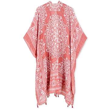 Breezy Lane Kimonos for Women Beach Coverup Boho Swimsuit Coverups Beachwear Bohemian Kimono Cardigans Summer Vacation Wear