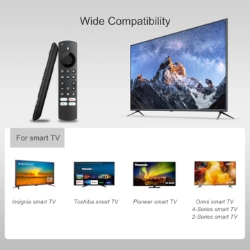 Voice Remote for Insignia, Toshiba, Pioneer Smart TVs