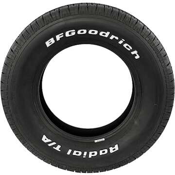 BFGoodrich Radial T/A All Season Car Tire for Passenger Cars, P235/60R15 98S