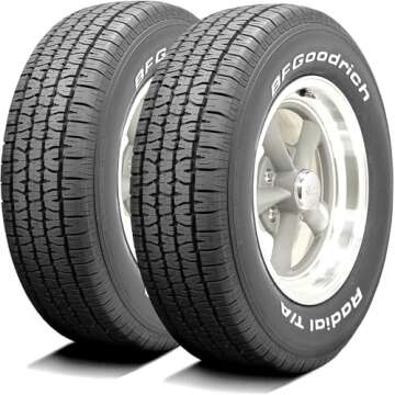 BFGoodrich Radial T/A All Season Car Tire for Passenger Cars, P235/60R15 98S