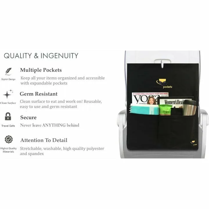 Travel Tray Table Organizer for Airplane Essentials