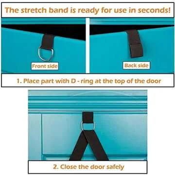 Adjustable Leg Stretcher Lengthen Ballet Stretch Band - Easy Install on Door Flexibility Stretching Leg Strap Great Cheer Dance Gymnastics Trainer stretching equipment taekwondo Training (rose)