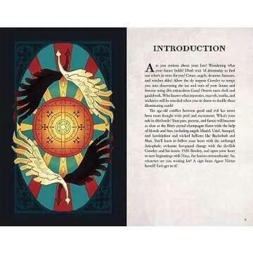 Good Omens Tarot Deck with Stunning Artwork and Guidebook