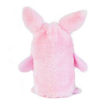 ZippyPaws - Squeakie Buddie No Stuffing Plush Dog Toy - Bunny, Pink