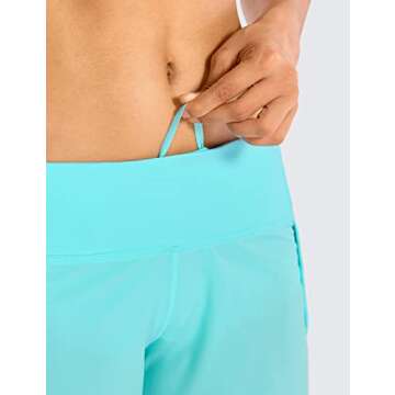 Shop CRZ YOGA Women’s 4" Lightweight Workout Shorts
