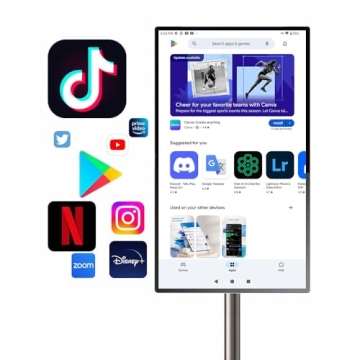 GTUOXIES 32 Inch Portable UHD 4K Touch Screen Monitor