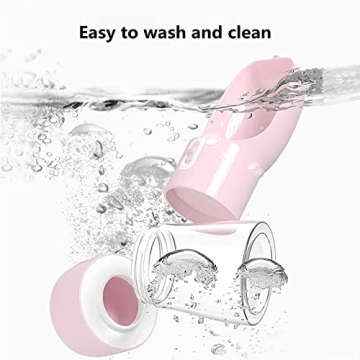 Misthis Outdoor Dog Water Bottle with Food Container